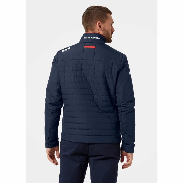 Men's Helly Hansen Crew 2.0 Casual Jackets Navy | 481-LHYCOS