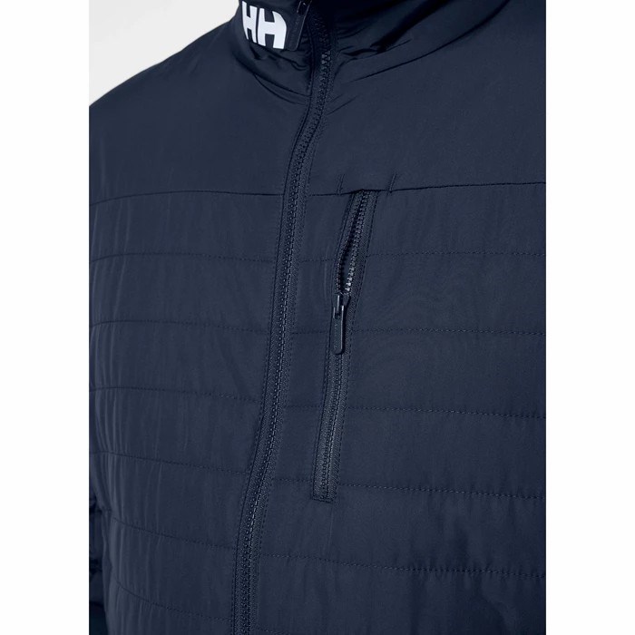 Men's Helly Hansen Crew 2.0 Casual Jackets Navy | 481-LHYCOS