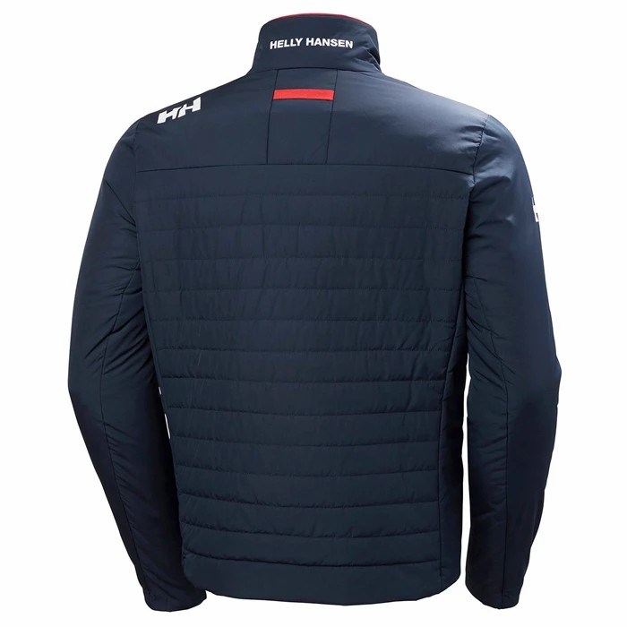 Men's Helly Hansen Crew 2.0 Insulated Jackets Navy | 638-WYNESU