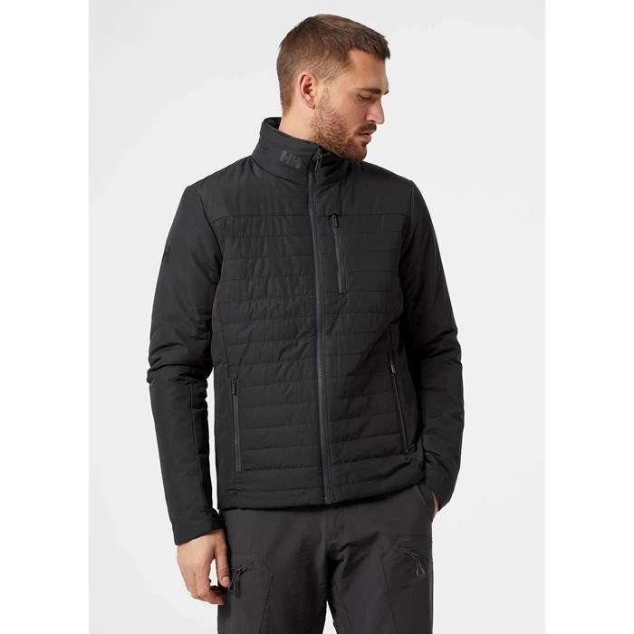 Men's Helly Hansen Crew 2.0 Insulated Jackets Grey | 910-KYZOWT