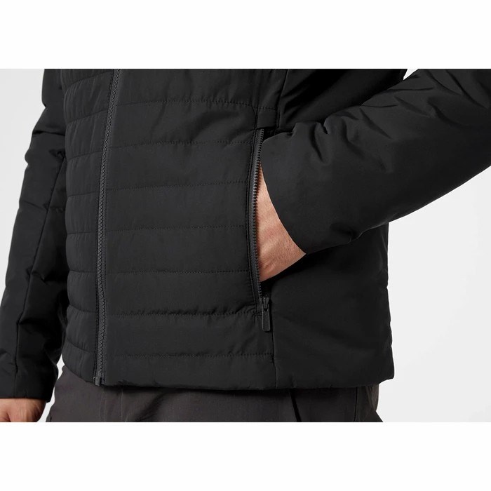 Men's Helly Hansen Crew 2.0 Insulated Jackets Grey | 910-KYZOWT