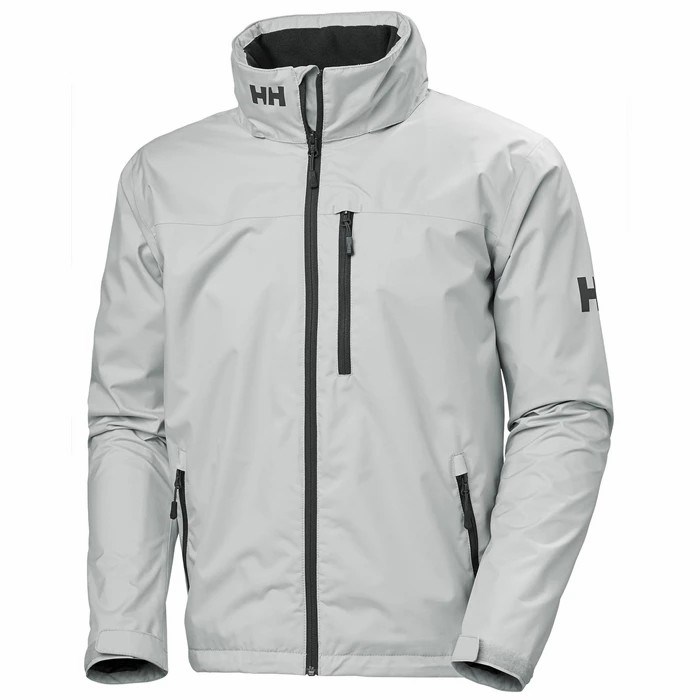 Men\'s Helly Hansen Crew Hooded Casual Jackets Grey | 547-PZVSGC