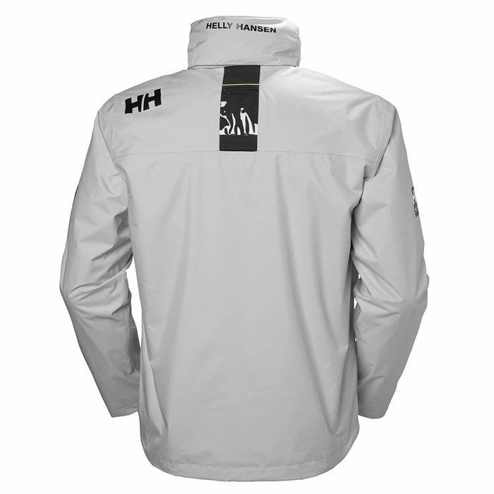 Men's Helly Hansen Crew Hooded Midlayer Casual Jackets Grey | 065-VDPRYU