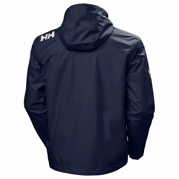 Men's Helly Hansen Crew Hooded Midlayer Sailing Jackets Navy | 138-WLDUMI