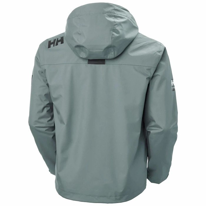 Men's Helly Hansen Crew Hooded Midlayer Casual Jackets Grey | 342-UQKPRT