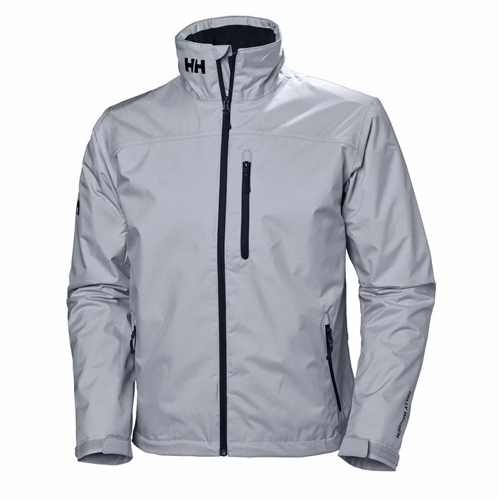 Men\'s Helly Hansen Crew Midlayer Insulated Jackets Grey | 895-QRLXND