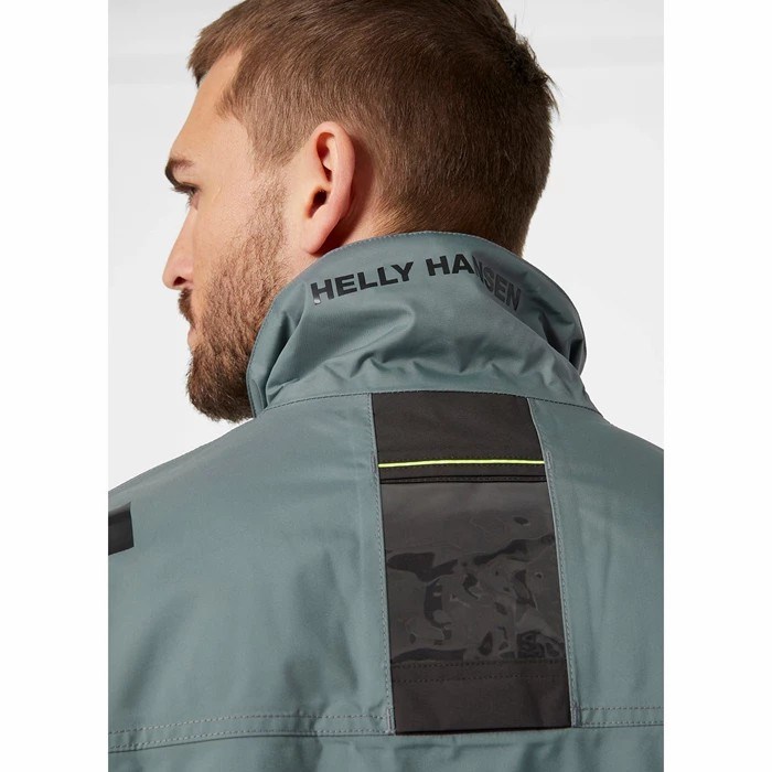 Men's Helly Hansen Crew Midlayer Sailing Jackets Grey | 906-LMIBOC