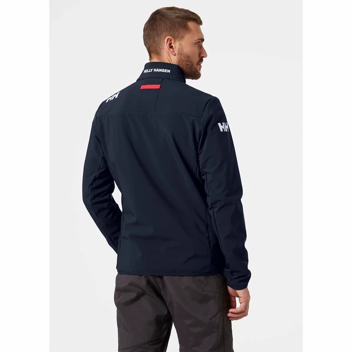 Men's Helly Hansen Crew Soft 20 Casual Jackets Navy | 076-ALGKBM