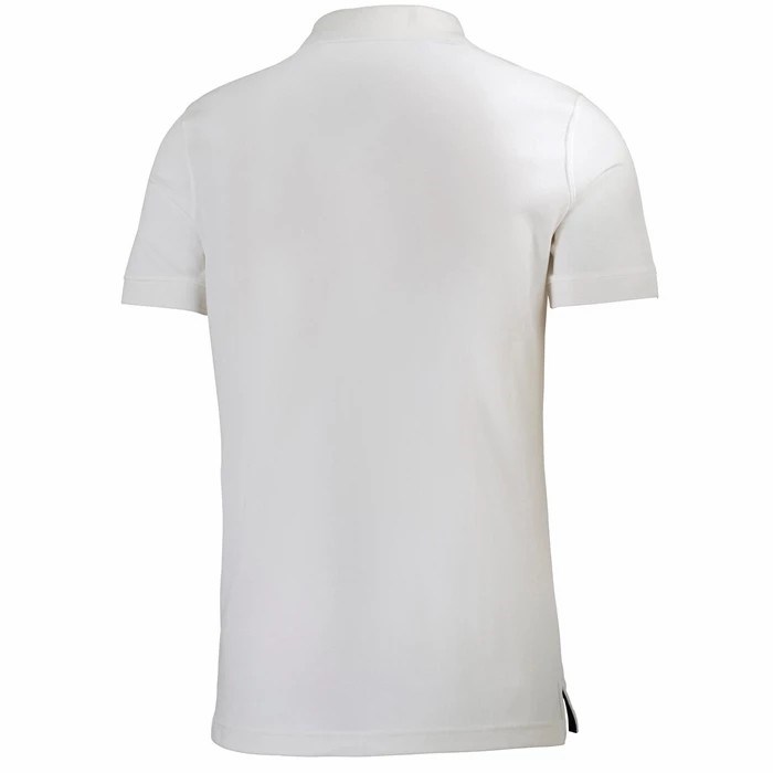 Men's Helly Hansen Driftline Polo Shirts White | 019-QKXVJN