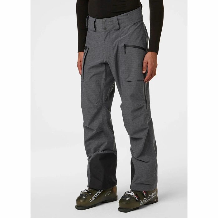 Men's Helly Hansen Elevation 3.0 Snow Pants Grey | 875-BMTFPH