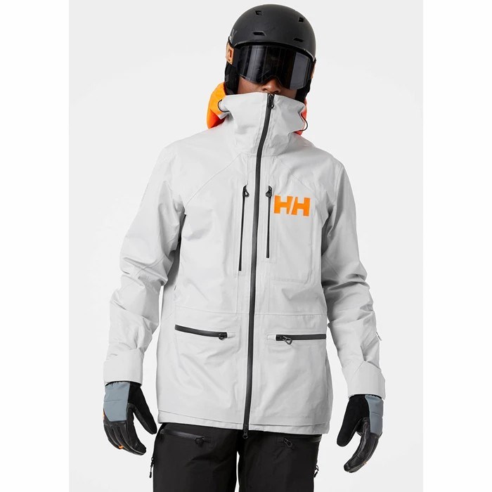 Men's Helly Hansen Elevation Infinity 2.0 Ski Jackets Grey | 159-XQBHFN