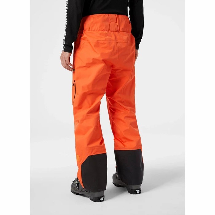 Men's Helly Hansen Elevation Infinity 2.0 Snow Pants Orange / Red | 843-CXVUFI