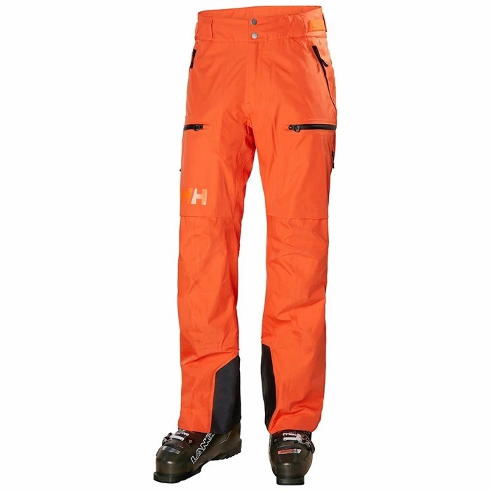 Men\'s Helly Hansen Elevation Infinity 2.0 Snow Pants Orange / Red | 843-CXVUFI