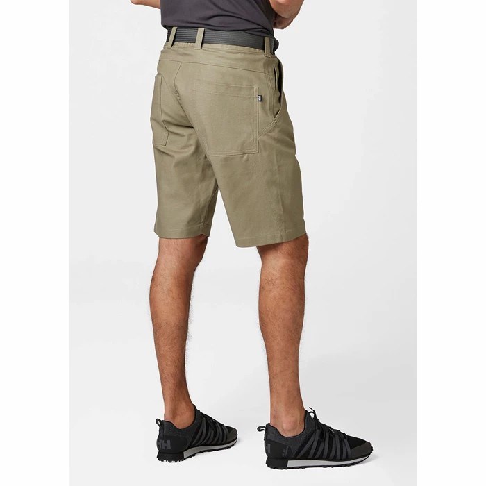 Men's Helly Hansen Essential Canvas Shorts Grey | 051-NOCJZE