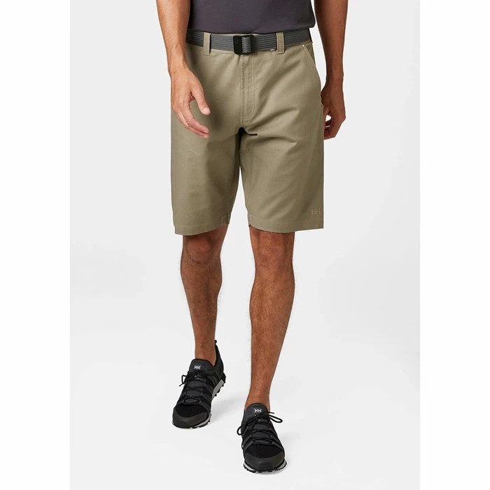 Men's Helly Hansen Essential Canvas Shorts Grey | 051-NOCJZE