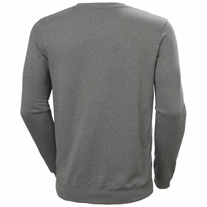 Men's Helly Hansen F2f Organic Cotton Sweatshirts Grey | 439-ZWHAOB