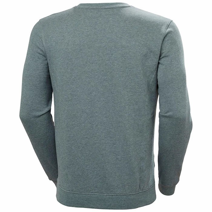 Men's Helly Hansen F2f Organic Cotton Sweaters Grey | 930-SZEDBG