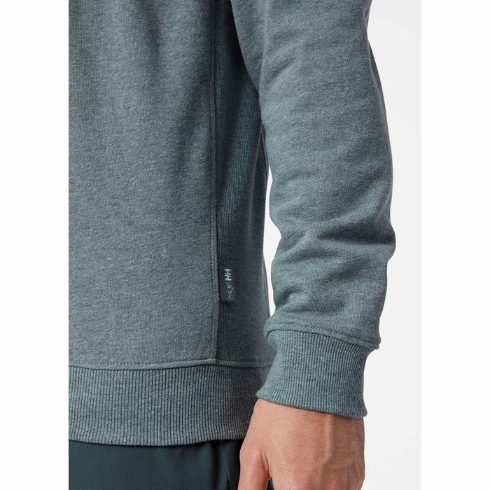 Men's Helly Hansen F2f Organic Cotton Sweaters Grey | 930-SZEDBG