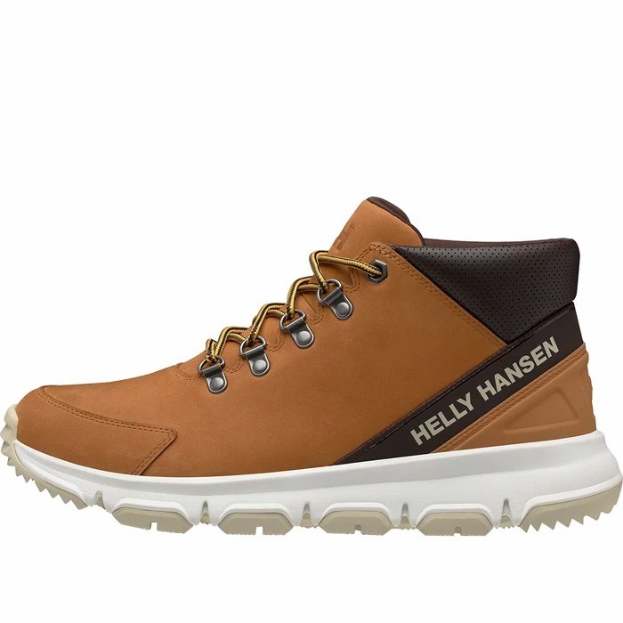 Men\'s Helly Hansen Fendvard Work Boots Orange Brown | 974-IGTRJS