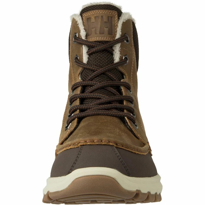 Men's Helly Hansen Garibaldi V3 Work Boots Brown | 609-KLMJYT