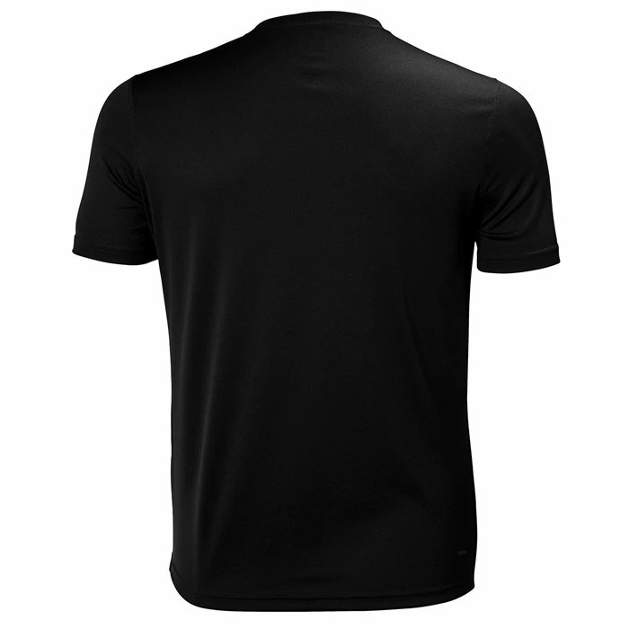 Men's Helly Hansen Hh Tech T Shirts Black | 154-NJIBEC