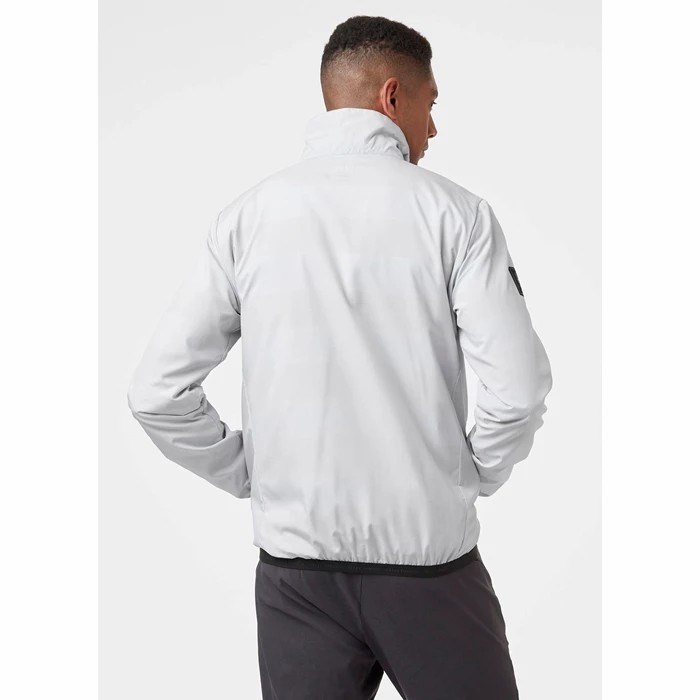 Men's Helly Hansen Hp Light Windbreaker Casual Jackets Grey | 247-FZJDPT