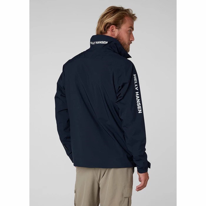 Men's Helly Hansen Hp Racing Casual Jackets Navy | 285-SAONVX