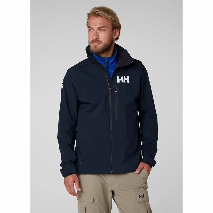 Men's Helly Hansen Hp Racing Casual Jackets Navy | 285-SAONVX