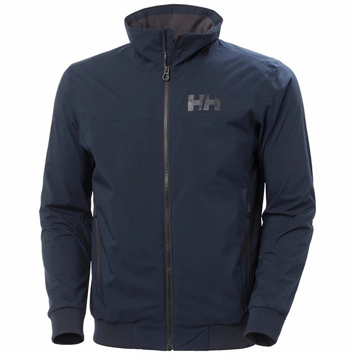 Men's Helly Hansen Hp Racing Lifaloft Insulated Bomber Sailing Jackets Navy | 237-EAISQX