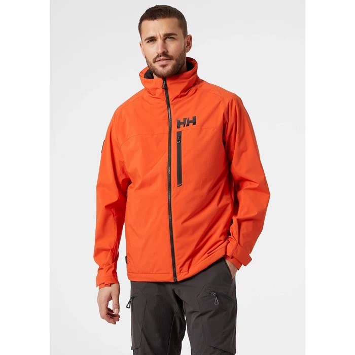 Men's Helly Hansen Hp Racing Lifaloft Insulated Sailing Jackets Orange / Red | 452-BAGKDT