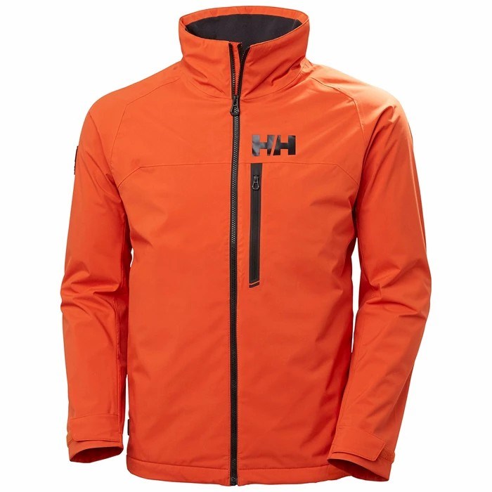 Men\'s Helly Hansen Hp Racing Lifaloft Insulated Sailing Jackets Orange / Red | 452-BAGKDT