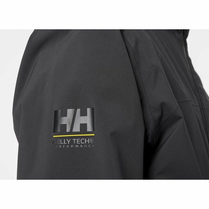 Men's Helly Hansen Hp Racing Lifaloft Insulated Bomber Sailing Jackets Grey / Black | 816-MXQNDU