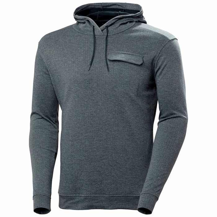 Men\'s Helly Hansen Hyggen Hooded Sweatshirts Grey | 213-FDWPAG