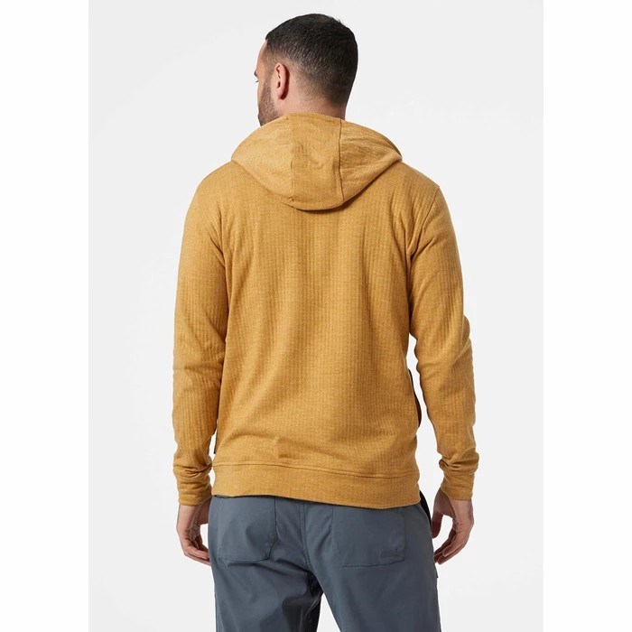 Men's Helly Hansen Hyggen Hooded Sweatshirts Brown | 256-TQNSPH