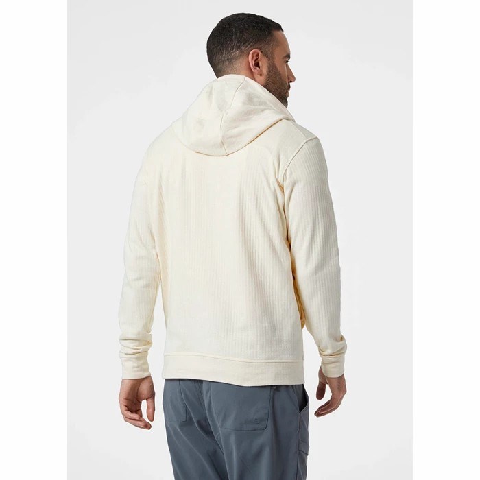 Men's Helly Hansen Hyggen Hooded Sweatshirts White | 316-AULKPV