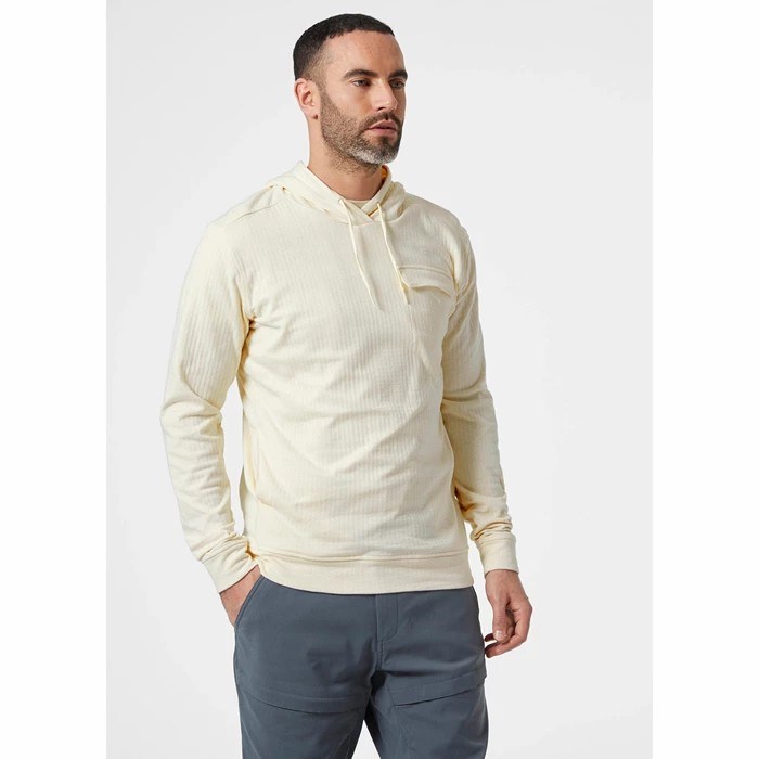 Men's Helly Hansen Hyggen Hooded Sweatshirts White | 316-AULKPV