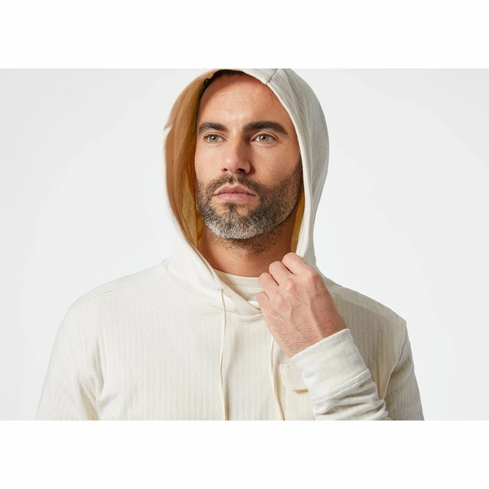 Men's Helly Hansen Hyggen Hooded Sweatshirts White | 316-AULKPV