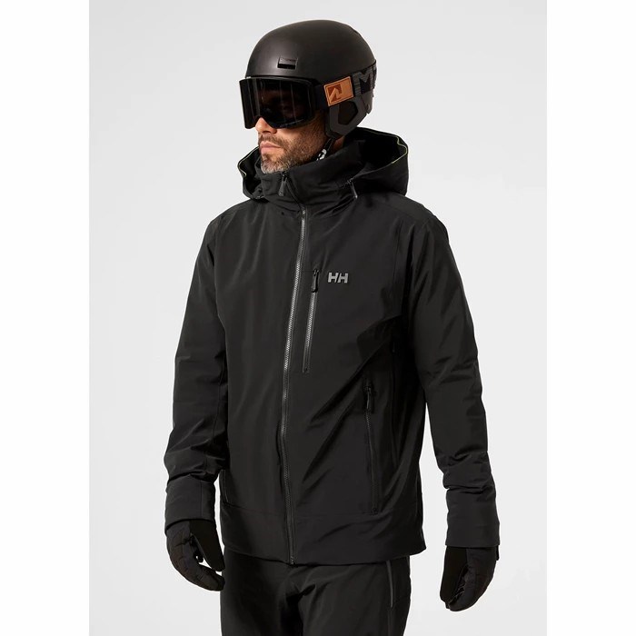 Men's Helly Hansen Icon 5.0 Ski Jackets Black | 471-GJYLBI