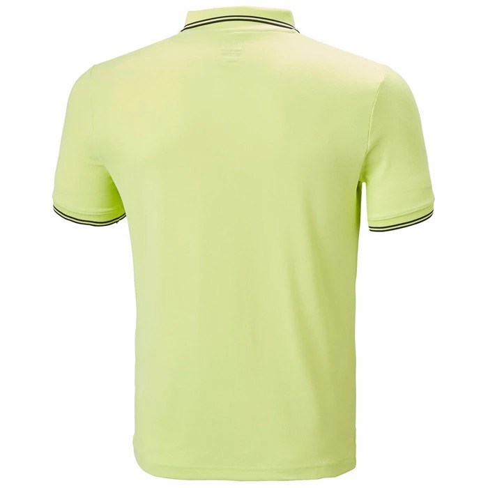 Men's Helly Hansen Kos Polo Shirts Light Green | 194-ZDBKNS