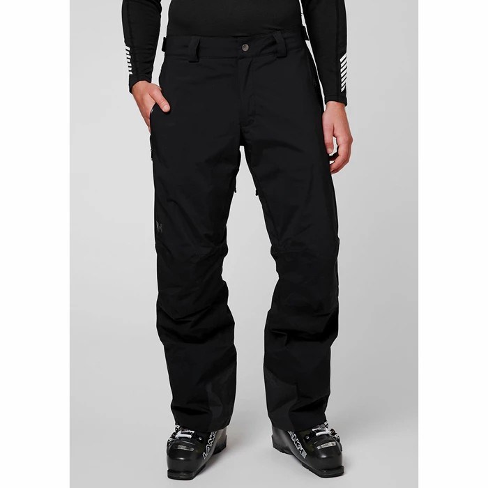 Men's Helly Hansen Legendary Insulated Snow Pants Black | 412-WUDBNS