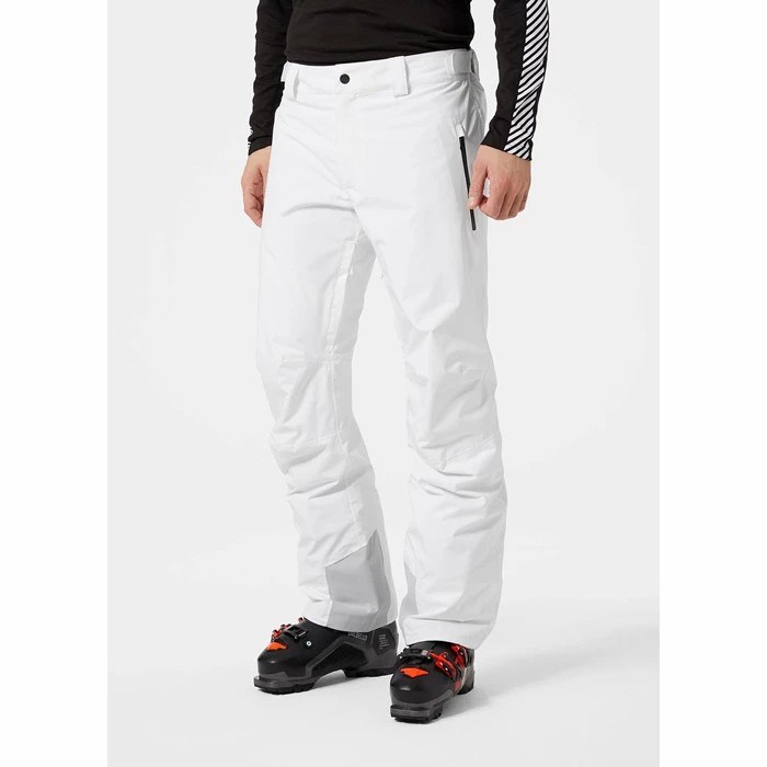 Men's Helly Hansen Legendary Insulated Snow Pants White | 903-RLAKGM