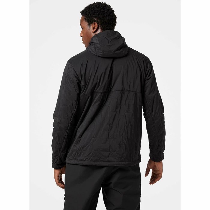 Men's Helly Hansen Lifaloft Air Insulated Jackets Black | 406-AWKRIP