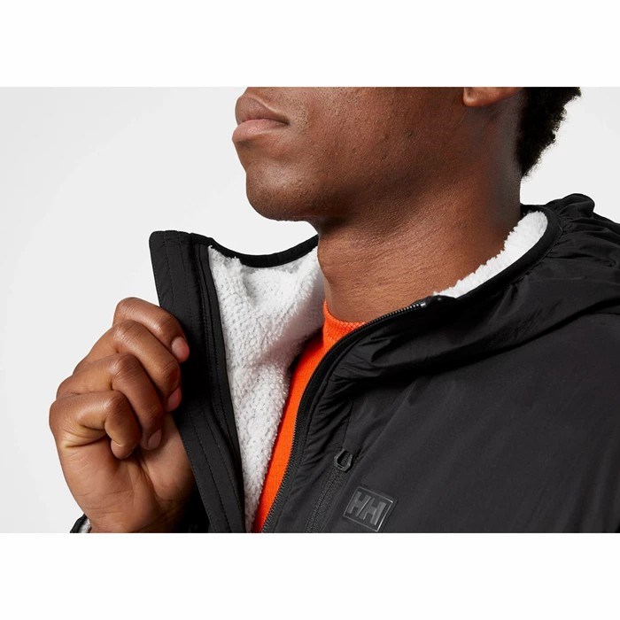 Men's Helly Hansen Lifaloft Air Insulated Jackets Black | 406-AWKRIP