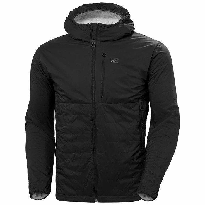 Men\'s Helly Hansen Lifaloft Air Insulated Jackets Black | 406-AWKRIP