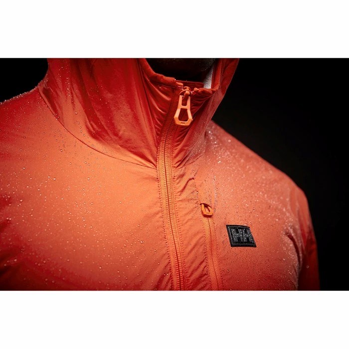 Men's Helly Hansen Lifaloft Air Insulated Jackets Orange / Grey | 710-NLCOYM