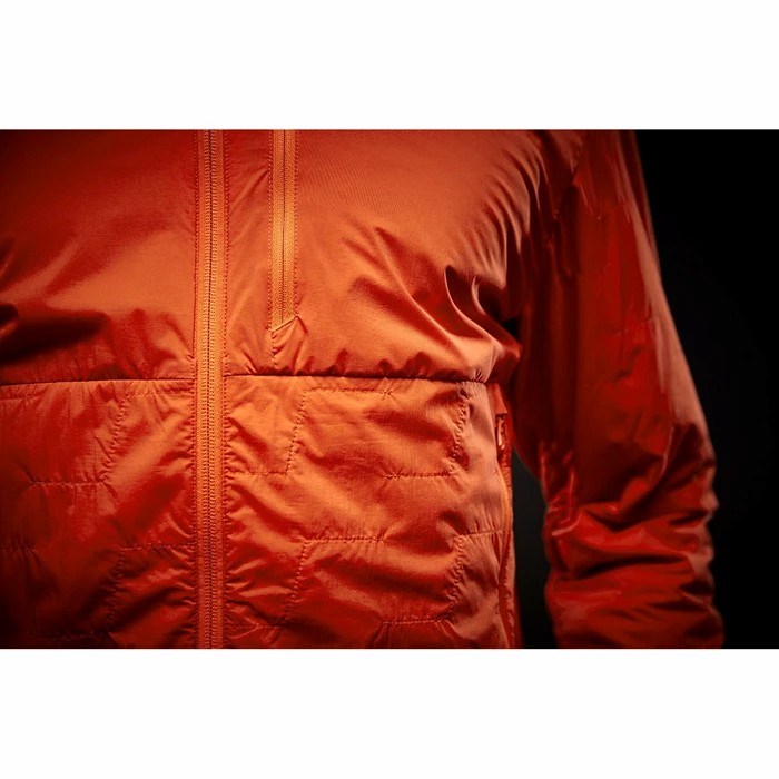 Men's Helly Hansen Lifaloft Air Insulated Jackets Orange / Grey | 710-NLCOYM