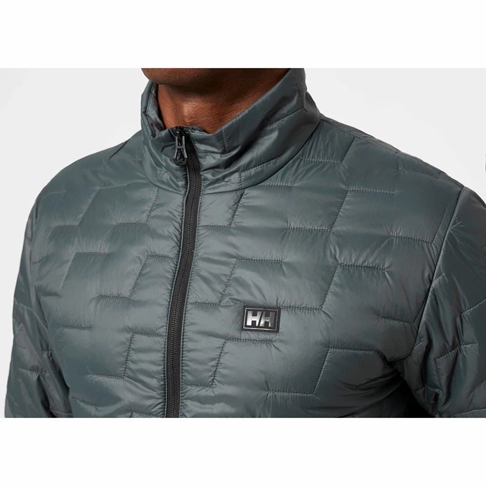 Men's Helly Hansen Lifaloft Hiking Jackets Grey | 395-YUFPJZ