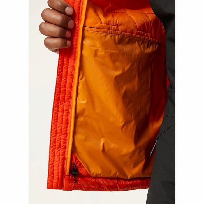 Men's Helly Hansen Lifaloft Hooded Hiking Jackets Orange | 536-MSDJVL