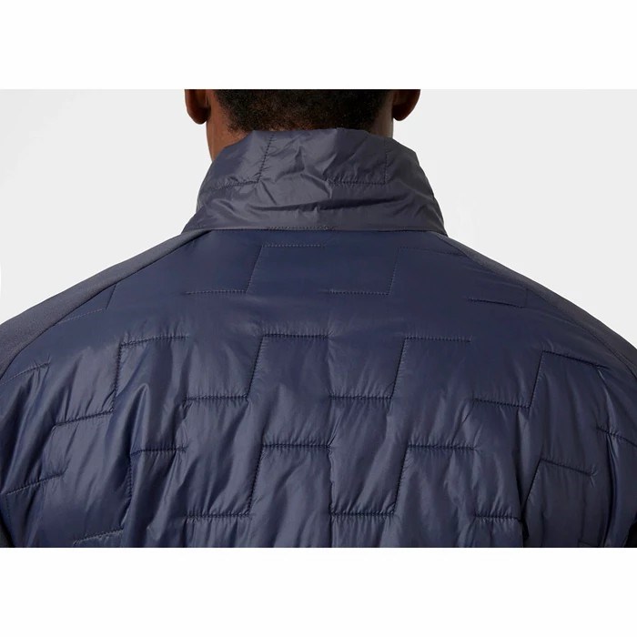 Men's Helly Hansen Lifaloft Hybrid Coats Navy | 835-PREOCV