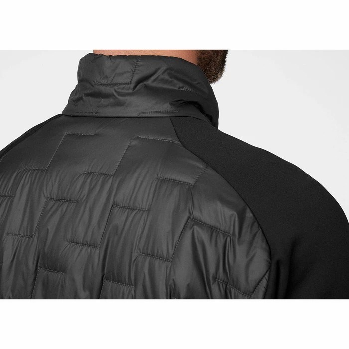 Men's Helly Hansen Lifaloft Hybrid Hiking Jackets Black | 467-AZOIDR